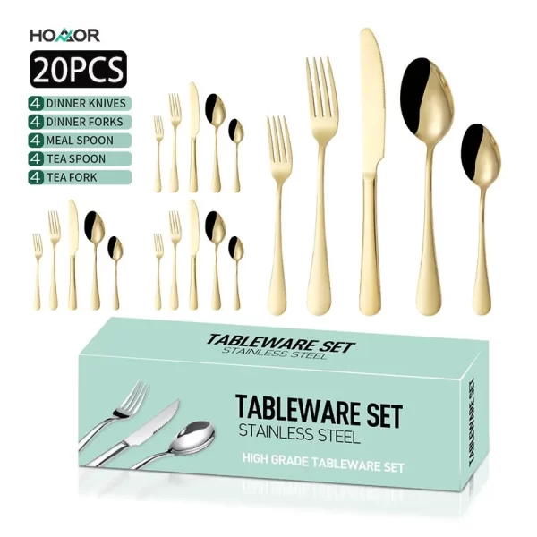 Bulk 20 PC Flatware Set 6