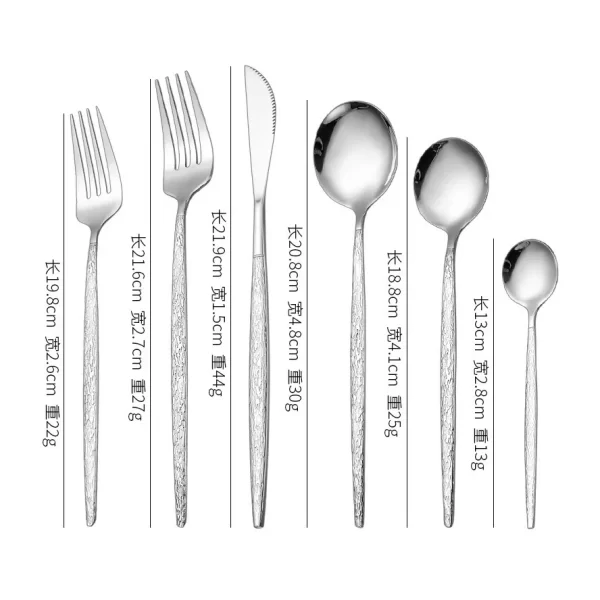 Wholesale Hammered Flatware 5