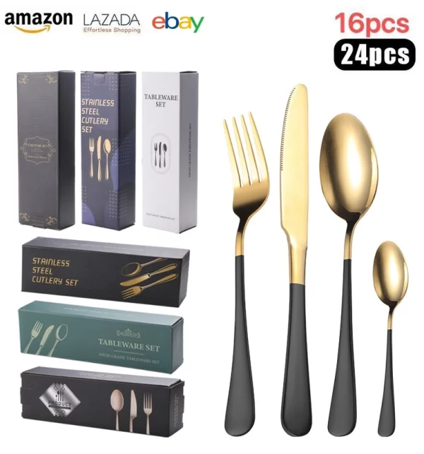 wholesale cutlery set for 16