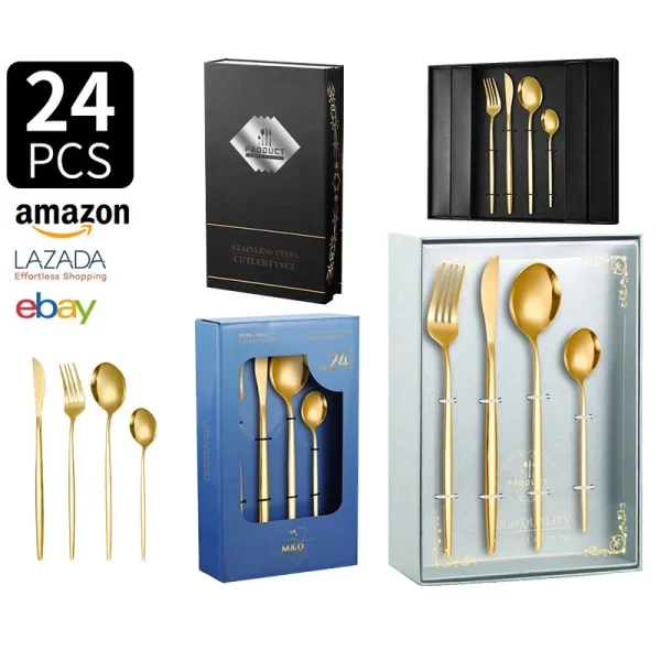 24 piece cutlery set