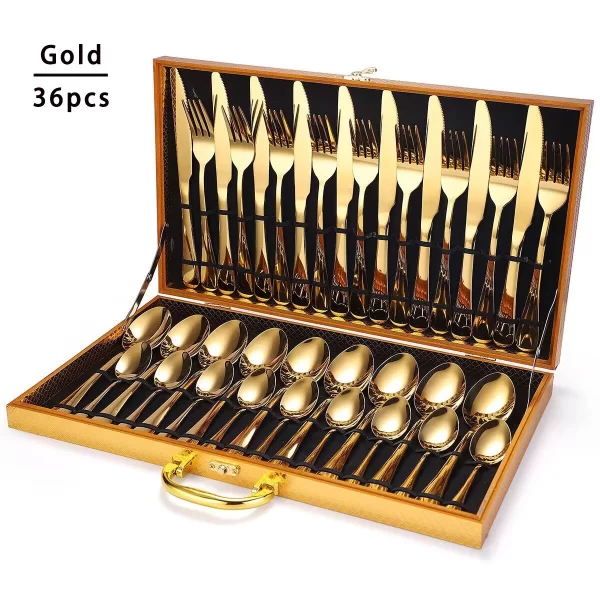 36 piece cutlery set wholesale